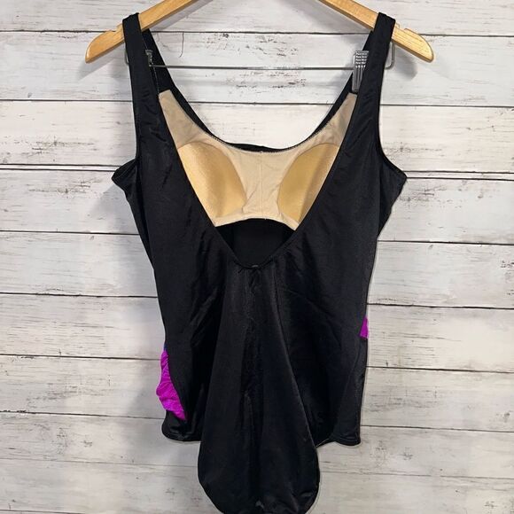 VINTAGE Maillot Ballex One-Piece Swimsuit Size 16 - Picture 3 of 5